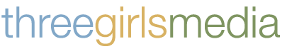 Three Girls Media Web Design Logo