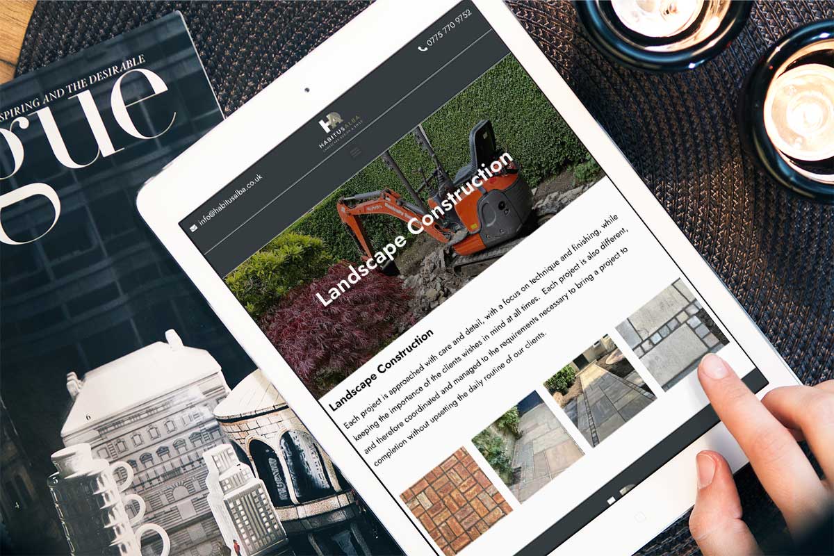 Habitus Alba Web Design For Gardening Companies By Three Girls Media 3