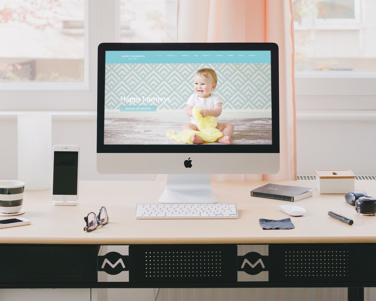 Web Design For Happy Journeys Nursery Desktop
